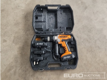 Trang thiết bị xây dựng Worx 18 Volt Cordless Drill, 2 Batterys, Charger: hình 2