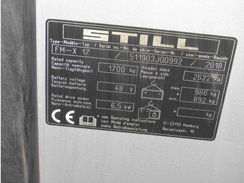 Xe tải tiếp cận Still FM-X17: hình 5 Xe tải tiếp cận Still FM-X17: hình 5