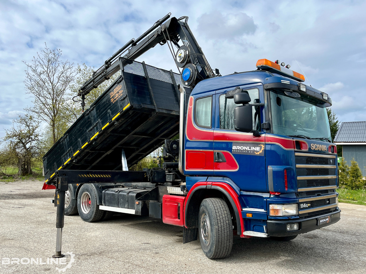 2002 SCANIA R114 6X2*4 Tipper+HIAB 166-e5 crane - Xe ben, Xe cẩu tự hành: hình 2 2002 SCANIA R114 6X2*4 Tipper+HIAB 166-e5 crane - Xe ben, Xe cẩu tự hành: hình 2