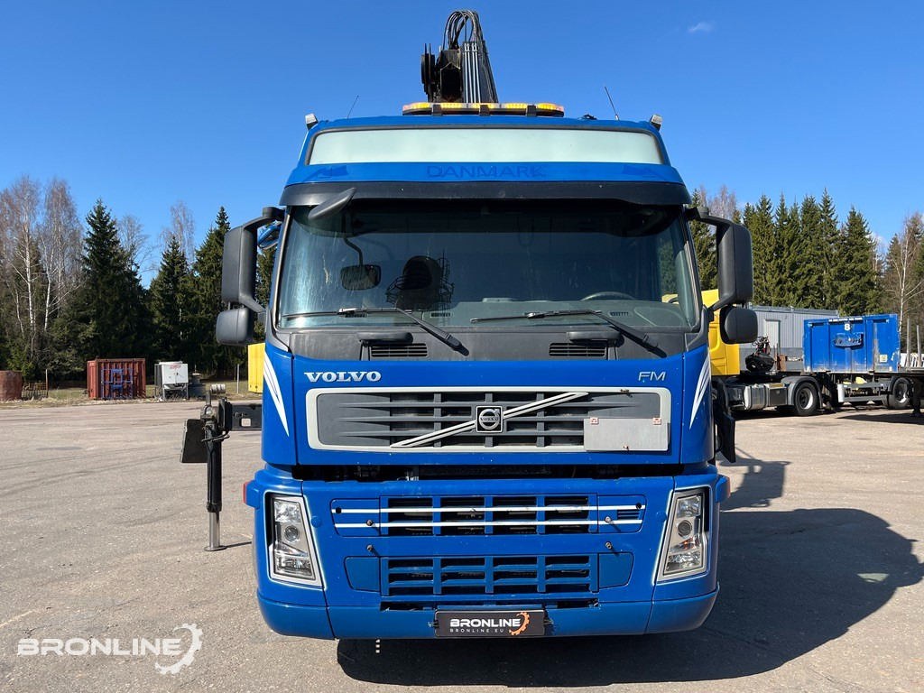 2008 VOLVO FM440 6x2+HIAB Crane+Platform trailer - Xe đầu kéo, Sơ mi rơ moóc thùng lửng/ Phẳng: hình 3 2008 VOLVO FM440 6x2+HIAB Crane+Platform trailer - Xe đầu kéo, Sơ mi rơ moóc thùng lửng/ Phẳng: hình 3