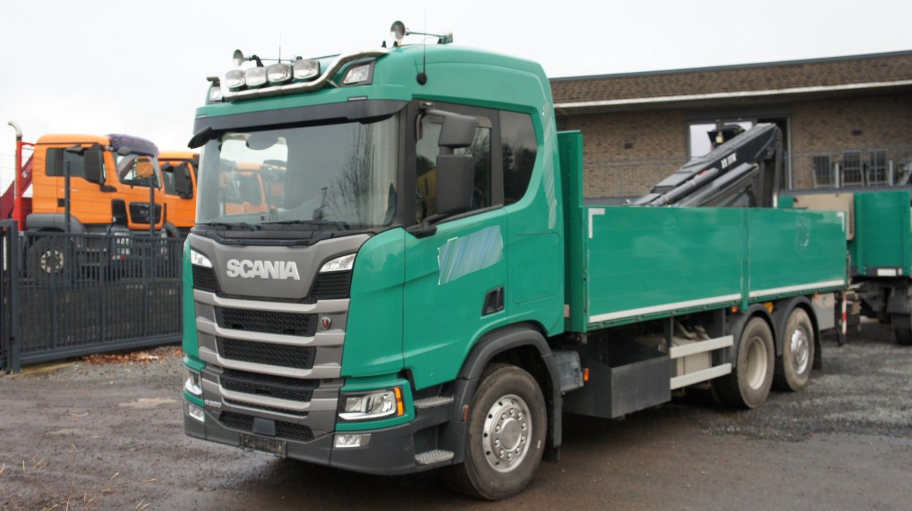 Scania R500 6x2 Baustoffzug Kran HIAB 177 K-2 Pro - Xe tải thùng lửng/ Phẳng, Xe cẩu tự hành: hình 2 Scania R500 6x2 Baustoffzug Kran HIAB 177 K-2 Pro - Xe tải thùng lửng/ Phẳng, Xe cẩu tự hành: hình 2