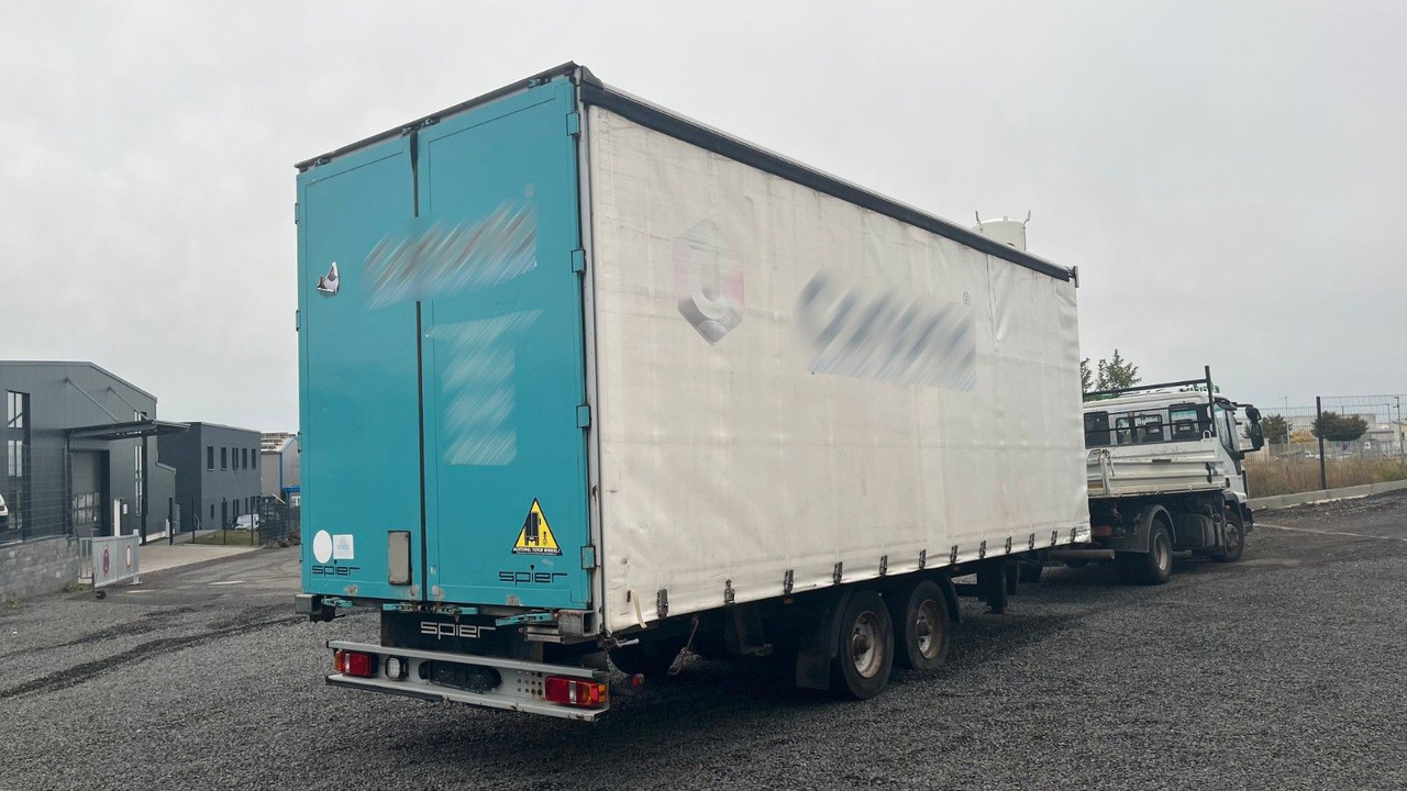 Spier ZPL 255 Tandem Anhänger BPW Achsen - Rơ moóc mui bạt: hình 4 Spier ZPL 255 Tandem Anhänger BPW Achsen - Rơ moóc mui bạt: hình 4