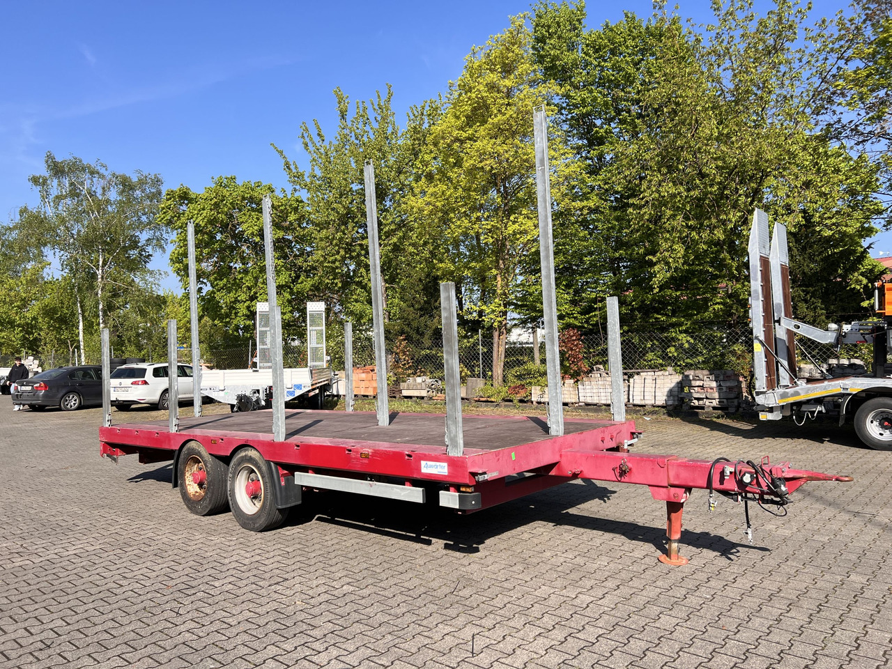 Auwaerter X-LTL110 Tandempritsche, ausziehbar - Rơ moóc thùng lửng/ Phẳng: hình 5 Auwaerter X-LTL110 Tandempritsche, ausziehbar - Rơ moóc thùng lửng/ Phẳng: hình 5