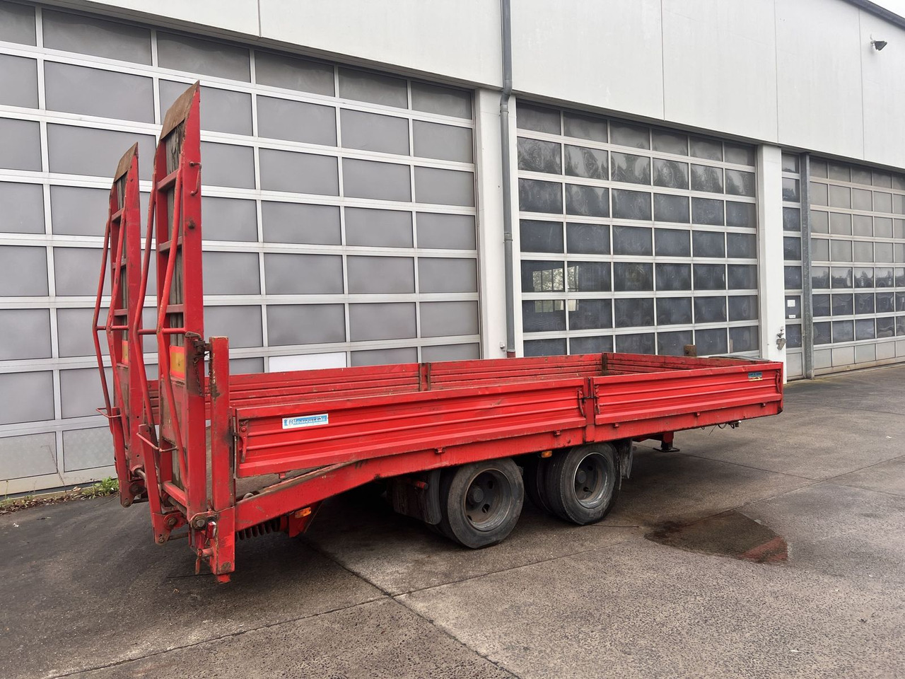 Blomenröhr 13,8 t Tandemtieflader - Rơ moóc thùng thấp: hình 2 Blomenröhr 13,8 t Tandemtieflader - Rơ moóc thùng thấp: hình 2