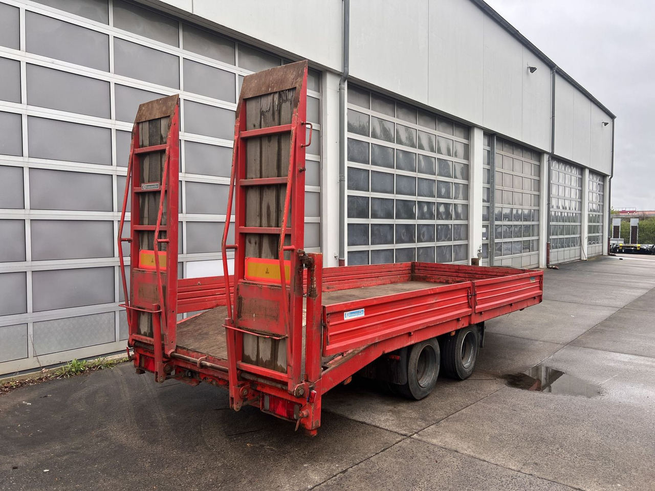 Blomenröhr 13,8 t Tandemtieflader - Rơ moóc thùng thấp: hình 3 Blomenröhr 13,8 t Tandemtieflader - Rơ moóc thùng thấp: hình 3