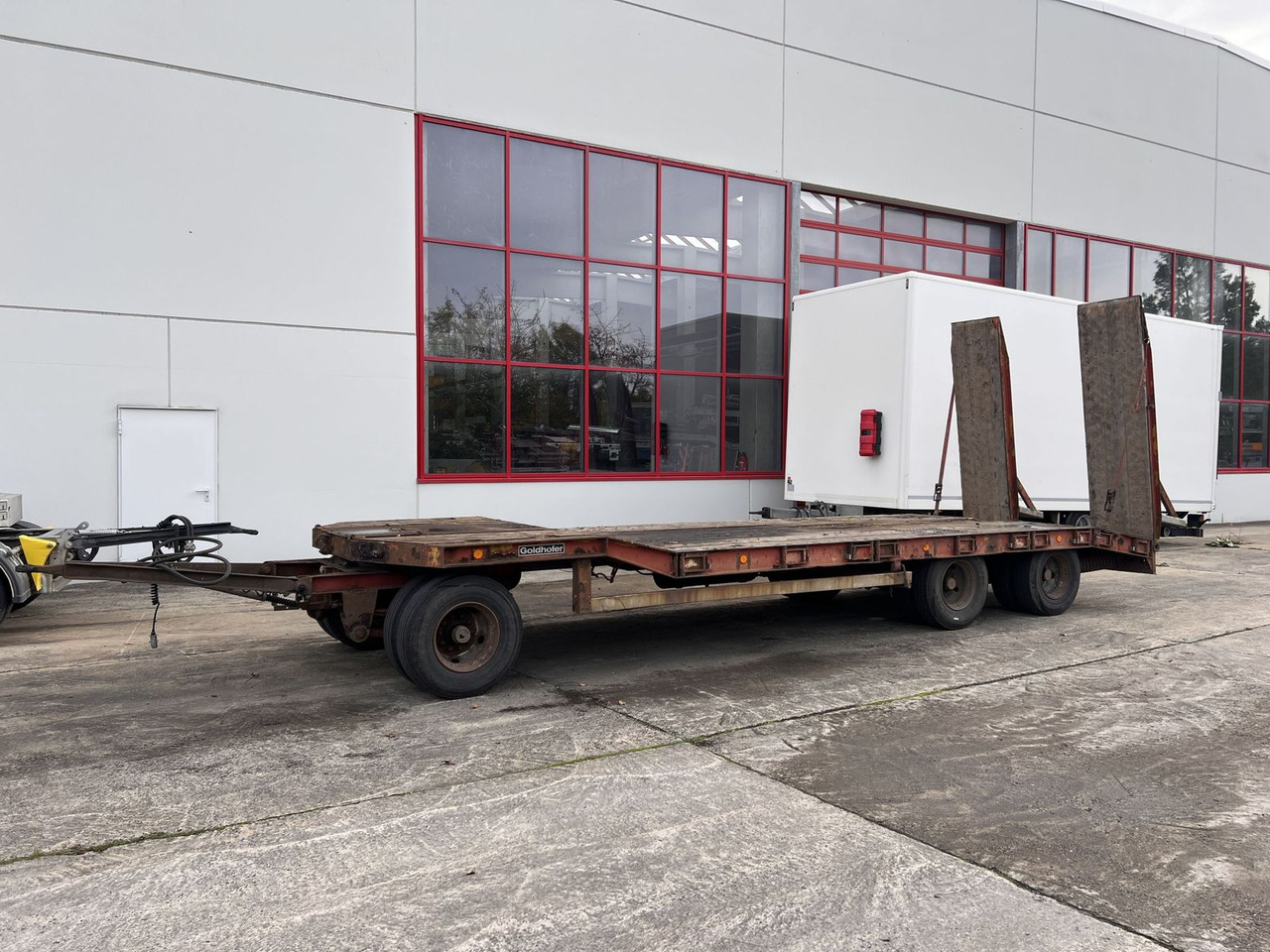 Goldhofer 3 Achs Tiefladeranhänger - Rơ moóc thùng thấp: hình 3 Goldhofer 3 Achs Tiefladeranhänger - Rơ moóc thùng thấp: hình 3