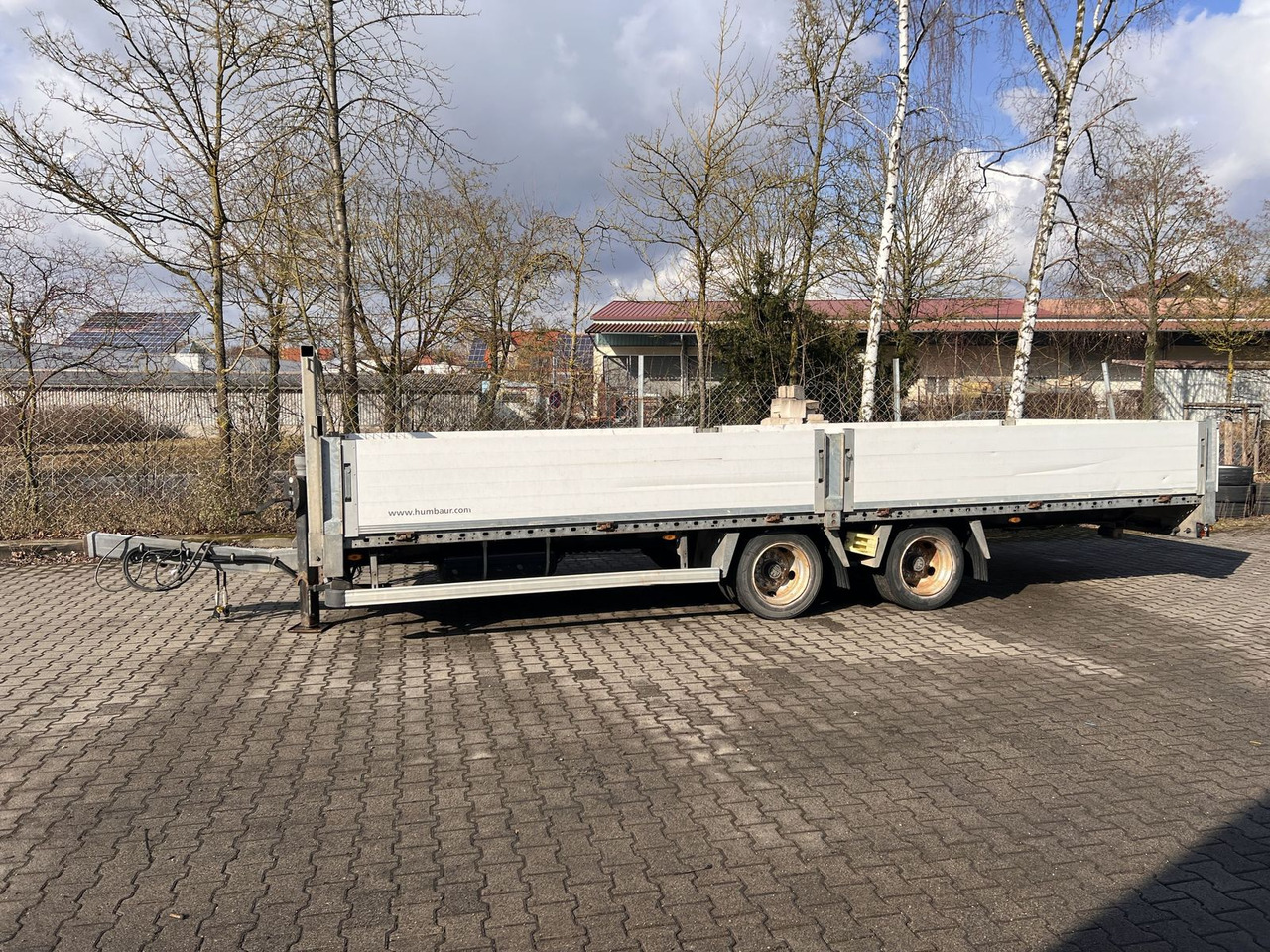 Humbaur 14,4 t Tandem- Pritschenanhänger- Tieflader - Rơ moóc thùng thấp: hình 1 Humbaur 14,4 t Tandem- Pritschenanhänger- Tieflader - Rơ moóc thùng thấp: hình 1