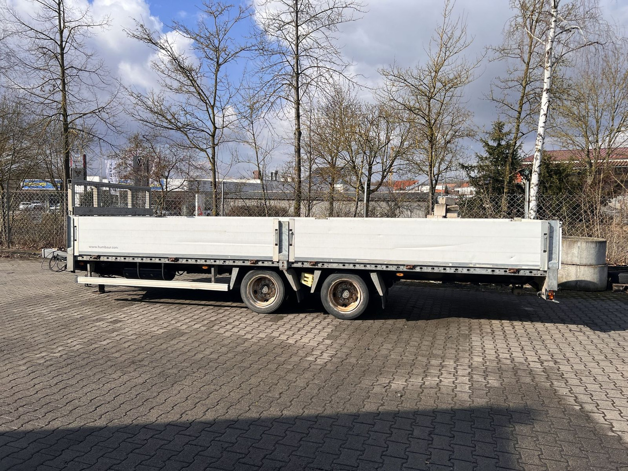 Humbaur 14,4 t Tandem- Pritschenanhänger- Tieflader - Rơ moóc thùng thấp: hình 4 Humbaur 14,4 t Tandem- Pritschenanhänger- Tieflader - Rơ moóc thùng thấp: hình 4