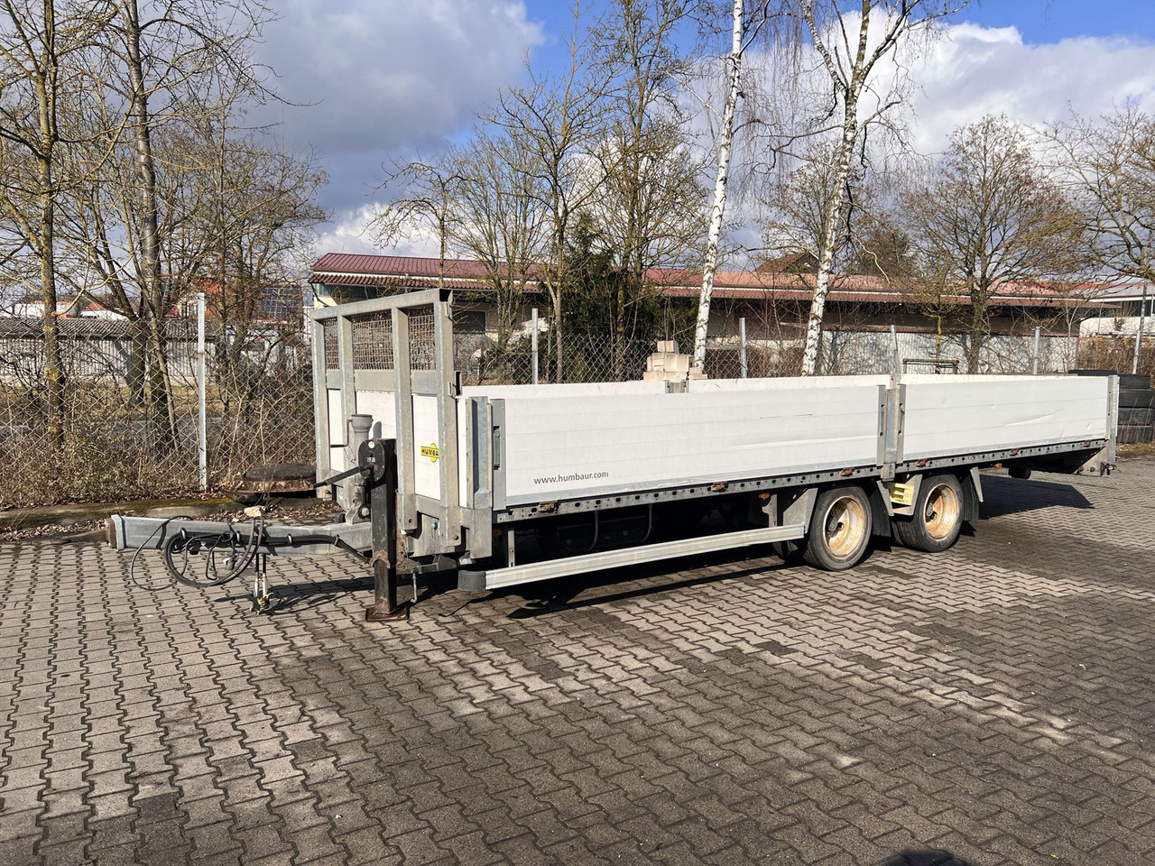 Humbaur 14,4 t Tandem- Pritschenanhänger- Tieflader - Rơ moóc thùng thấp: hình 2 Humbaur 14,4 t Tandem- Pritschenanhänger- Tieflader - Rơ moóc thùng thấp: hình 2