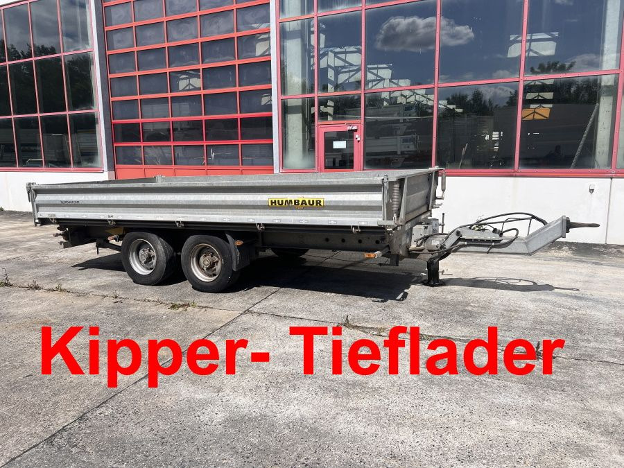 Humbaur htk105024  Tandemkipper- Tieflader - Rơ moóc ben: hình 1 Humbaur htk105024  Tandemkipper- Tieflader - Rơ moóc ben: hình 1