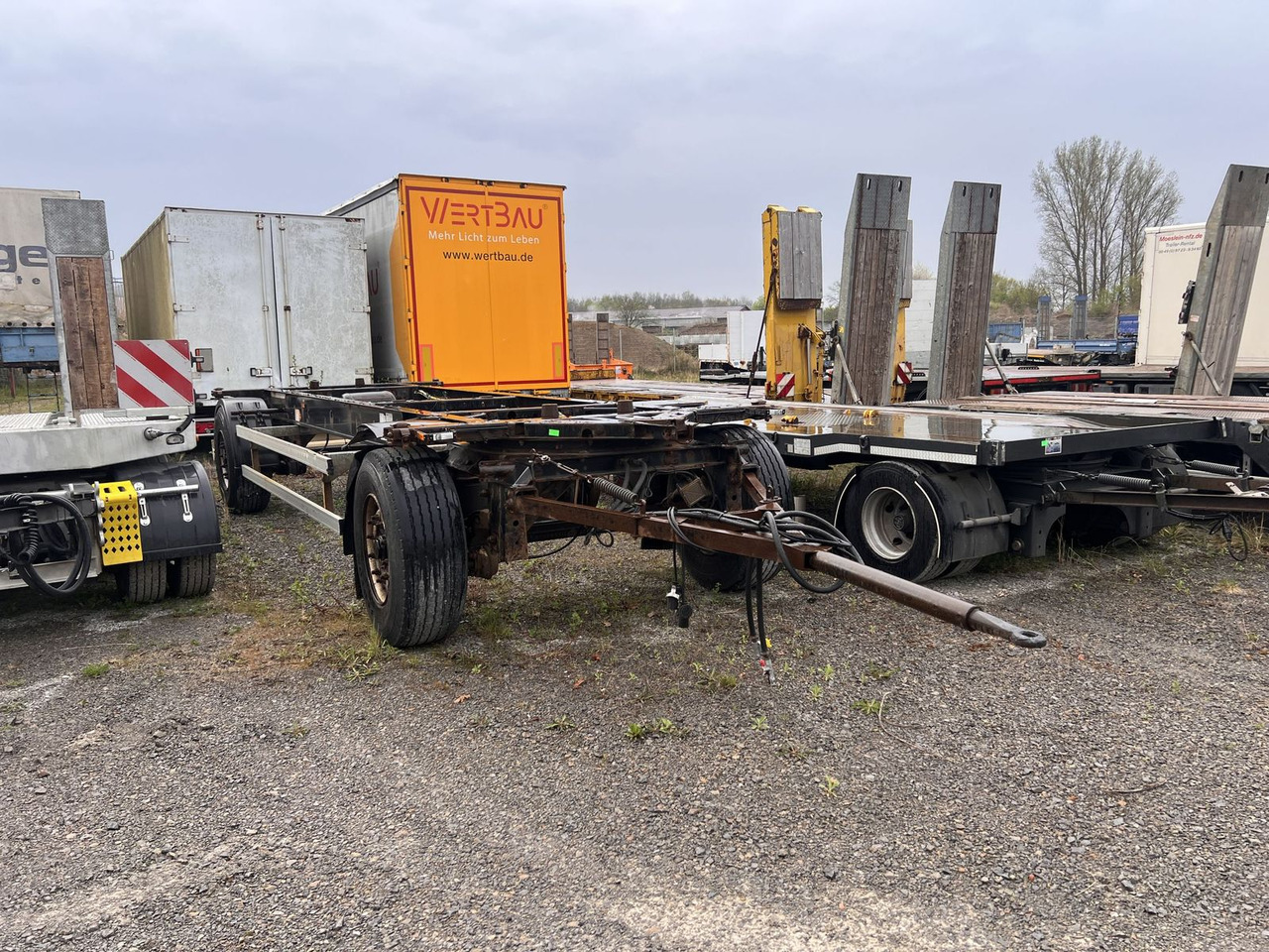 Krone 2 Achs Wechselanhänger BDF - Xe chở container/ Rơ moóc hoán đổi thân: hình 2 Krone 2 Achs Wechselanhänger BDF - Xe chở container/ Rơ moóc hoán đổi thân: hình 2