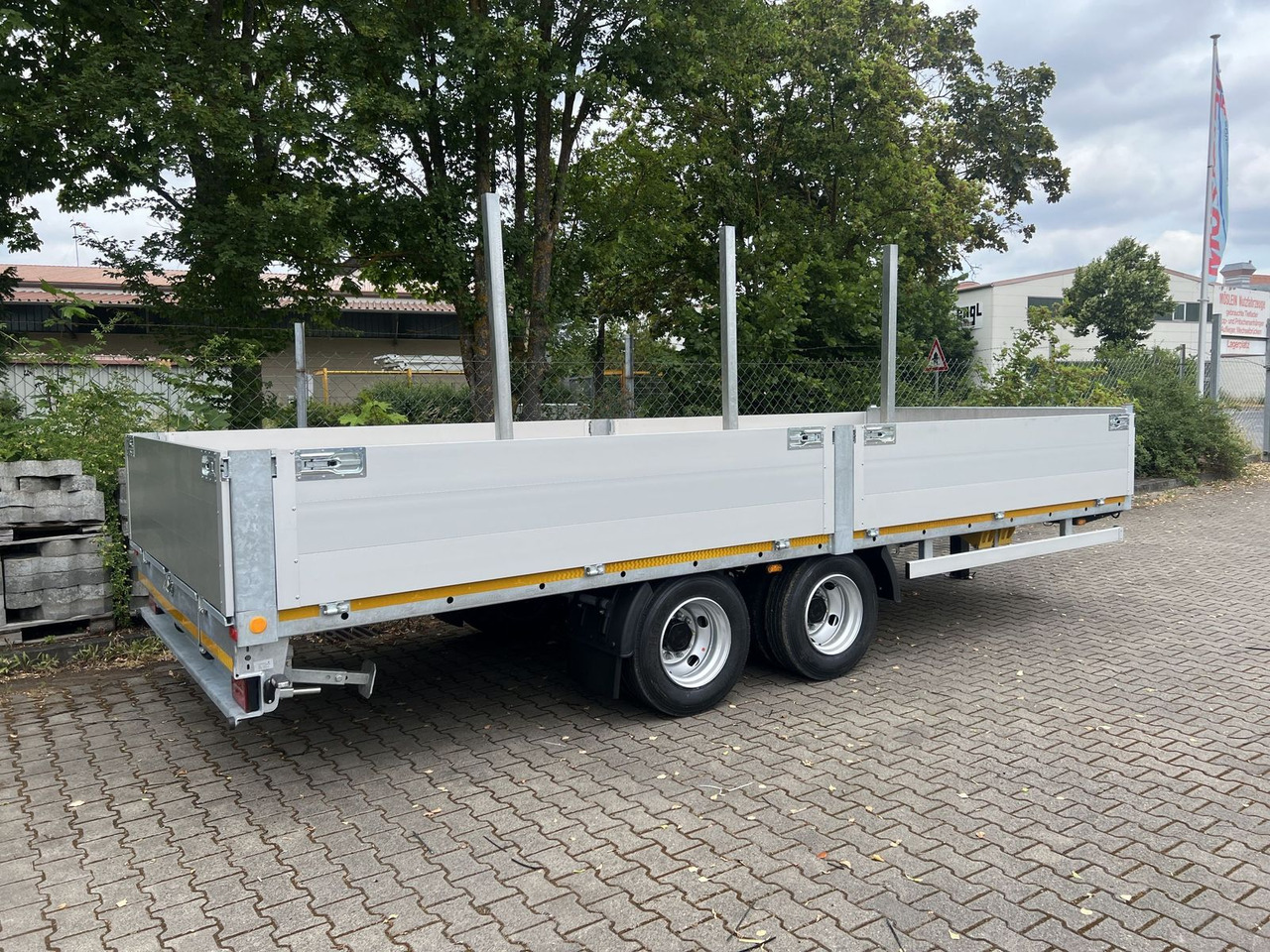 Möslein 14,4 t Tandem- Pritschenanhänger- Tieflader - Rơ moóc thùng lửng/ Phẳng: hình 2 Möslein 14,4 t Tandem- Pritschenanhänger- Tieflader - Rơ moóc thùng lửng/ Phẳng: hình 2