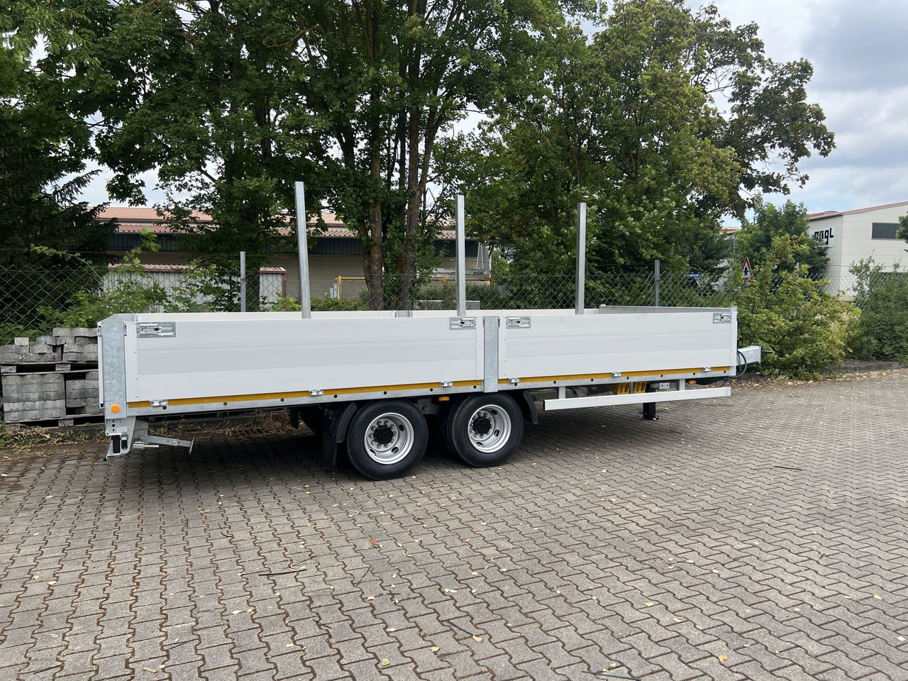 Möslein 14,4 t Tandem- Pritschenanhänger- Tieflader - Rơ moóc thùng lửng/ Phẳng: hình 5 Möslein 14,4 t Tandem- Pritschenanhänger- Tieflader - Rơ moóc thùng lửng/ Phẳng: hình 5