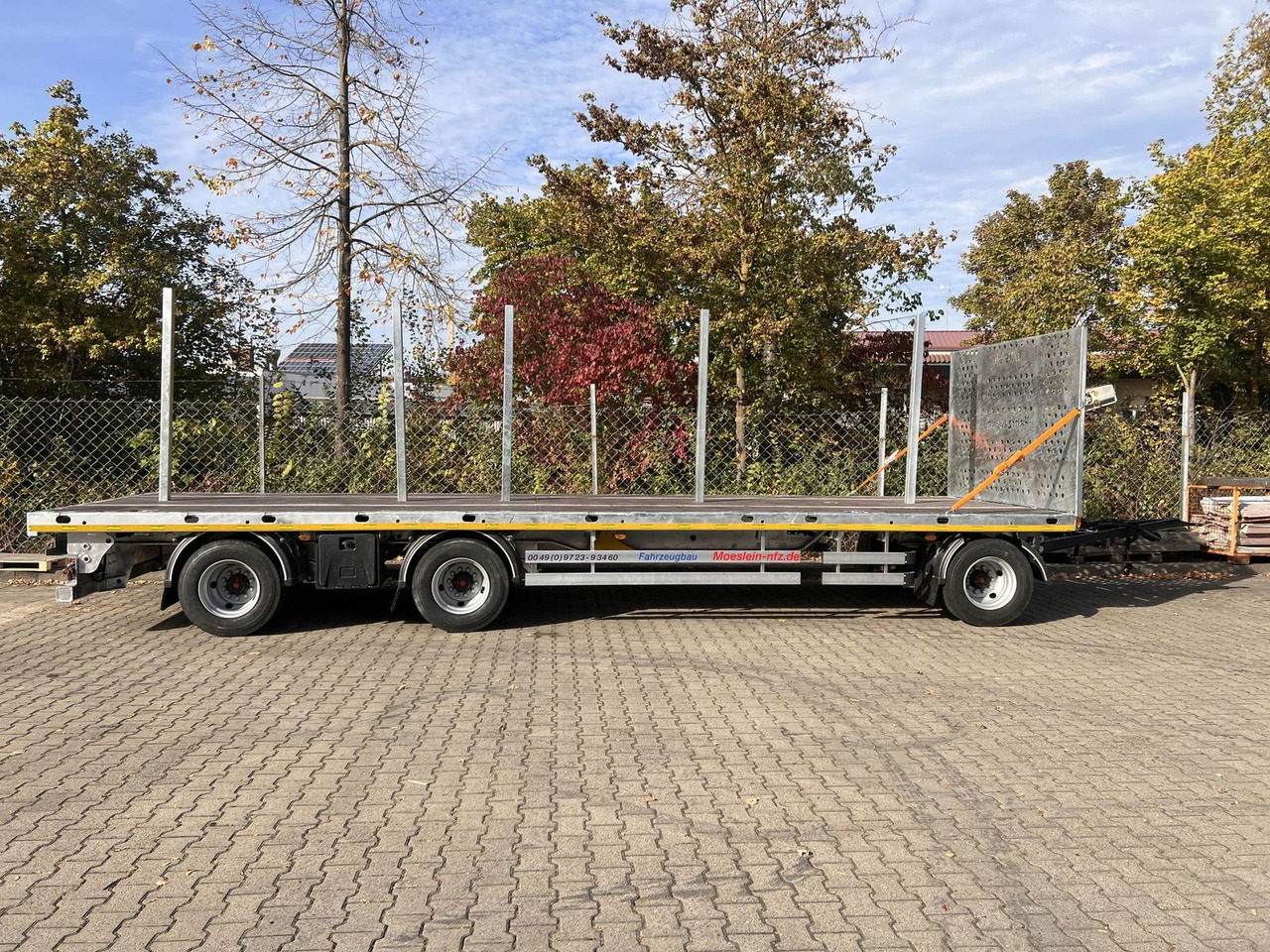 Möslein 3 Achs Jumbo- Plato- Anhänger, 10,5 m Ladefläch - Rơ moóc thùng lửng/ Phẳng: hình 2 Möslein 3 Achs Jumbo- Plato- Anhänger, 10,5 m Ladefläch - Rơ moóc thùng lửng/ Phẳng: hình 2