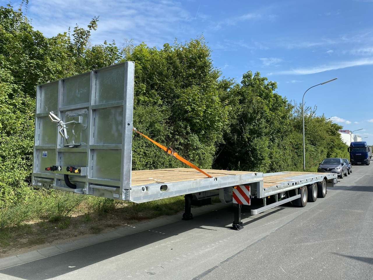 Möslein 3 Achs Tieflader für Fertigteile, Maschinen, Co - Sơ mi rơ moóc thùng lửng/ Phẳng: hình 3 Möslein 3 Achs Tieflader für Fertigteile, Maschinen, Co - Sơ mi rơ moóc thùng lửng/ Phẳng: hình 3