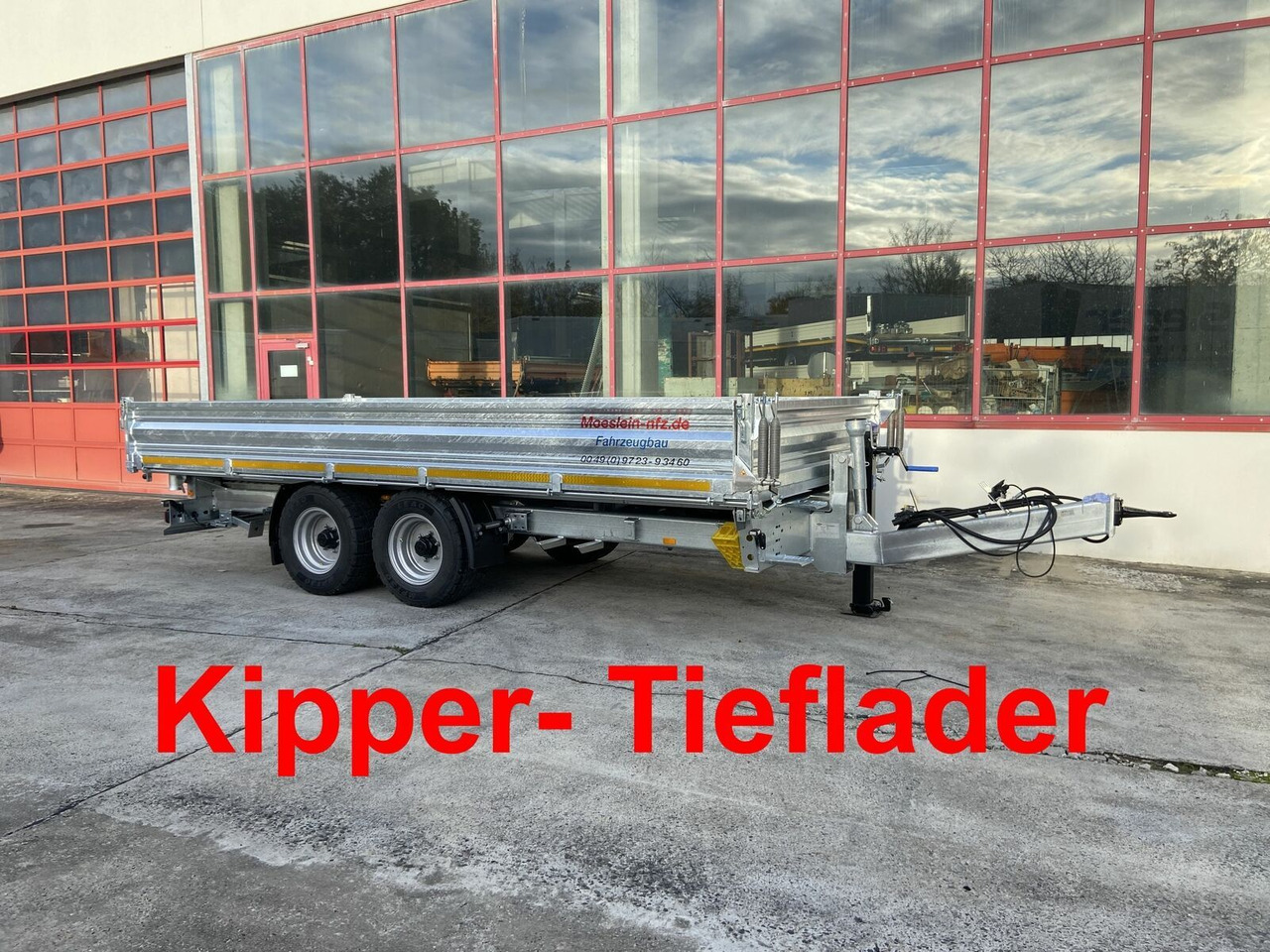 Möslein Kipper Tieflader, Breite Reifen, 5,70 m lang-- - Rơ moóc ben: hình 2 Möslein Kipper Tieflader, Breite Reifen, 5,70 m lang-- - Rơ moóc ben: hình 2