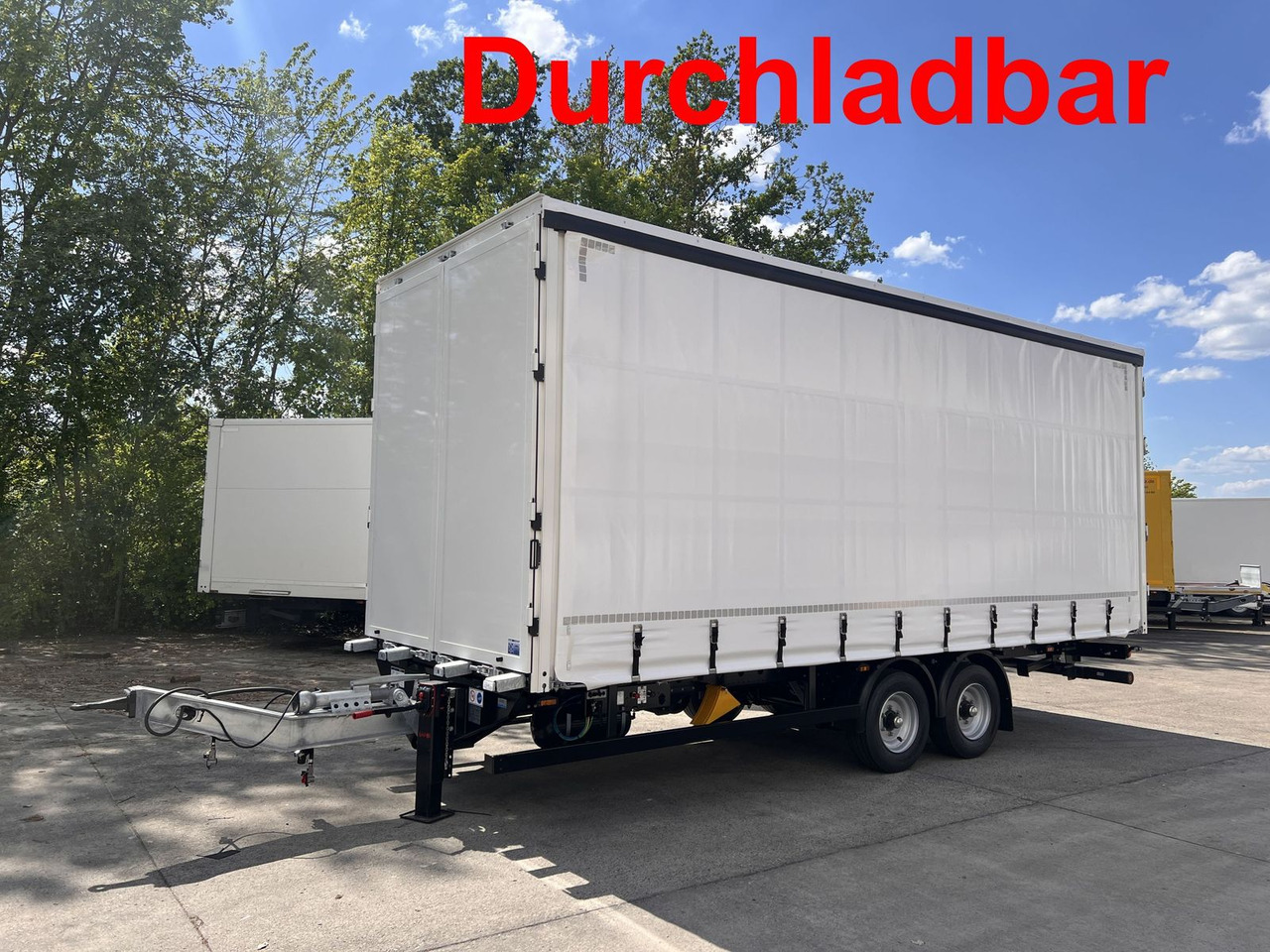 Möslein NEUER Tandem- Planenanhänger Durchladbar - Rơ moóc mui bạt: hình 1 Möslein NEUER Tandem- Planenanhänger Durchladbar - Rơ moóc mui bạt: hình 1