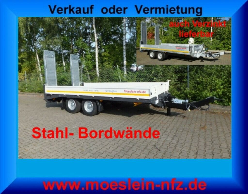 Möslein Neuer Tandemtieflader - Rơ moóc thùng thấp: hình 2 Möslein Neuer Tandemtieflader - Rơ moóc thùng thấp: hình 2