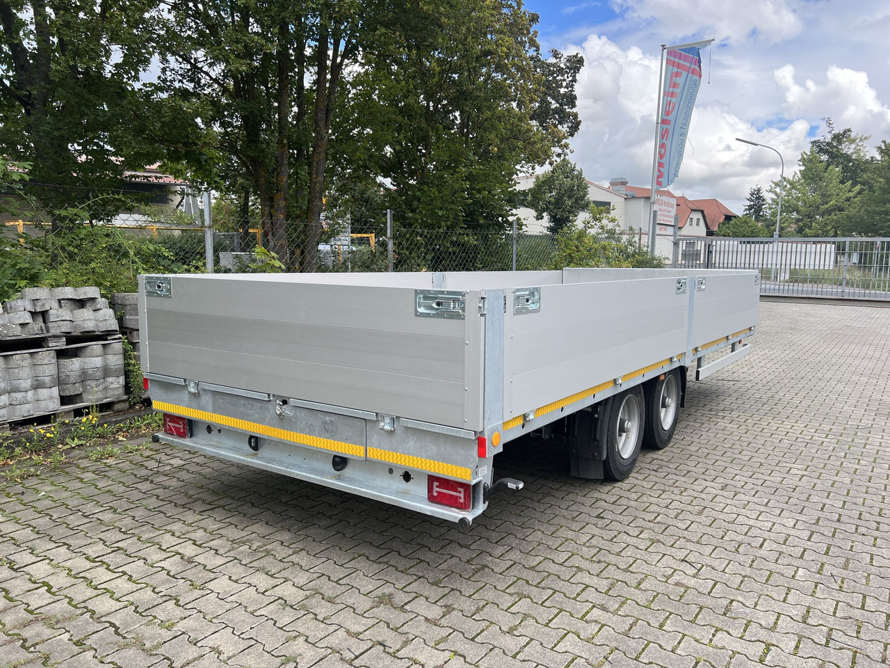 Möslein THT 11- G 7,2 Tandem- Pritschenanhänger- Tieflader - Rơ moóc thùng lửng/ Phẳng: hình 5 Möslein THT 11- G 7,2 Tandem- Pritschenanhänger- Tieflader - Rơ moóc thùng lửng/ Phẳng: hình 5