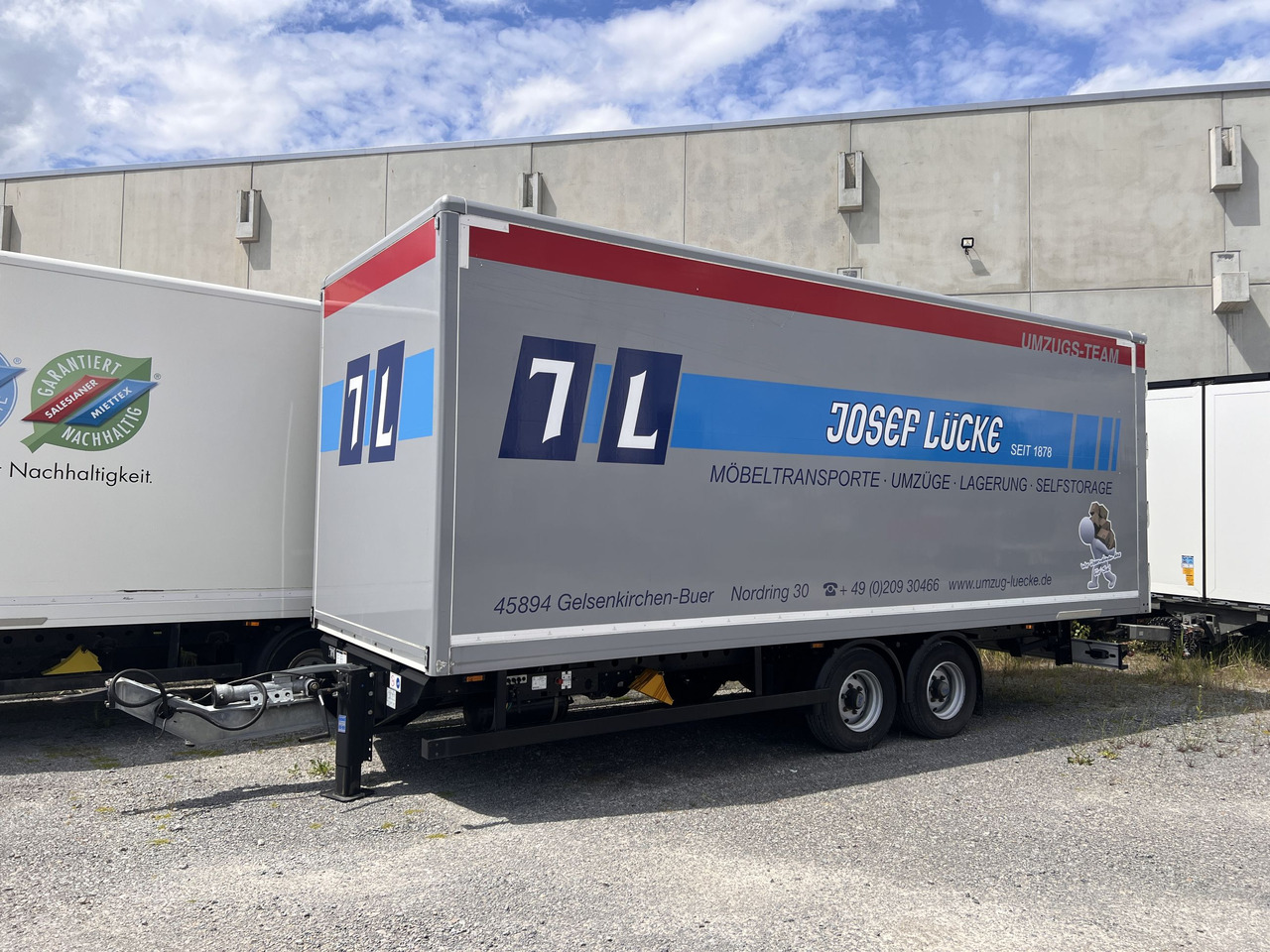 Möslein TKO 105 Schwebheim  Tandem- Möbel Koffer- Anhänger - Rơ moóc hộp kín: hình 4 Möslein TKO 105 Schwebheim  Tandem- Möbel Koffer- Anhänger - Rơ moóc hộp kín: hình 4