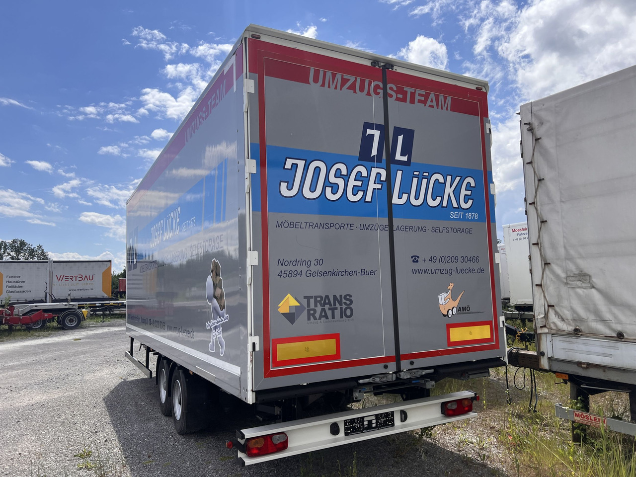 Möslein TKO 105 Schwebheim  Tandem- Möbel Koffer- Anhänger - Rơ moóc hộp kín: hình 5 Möslein TKO 105 Schwebheim  Tandem- Möbel Koffer- Anhänger - Rơ moóc hộp kín: hình 5