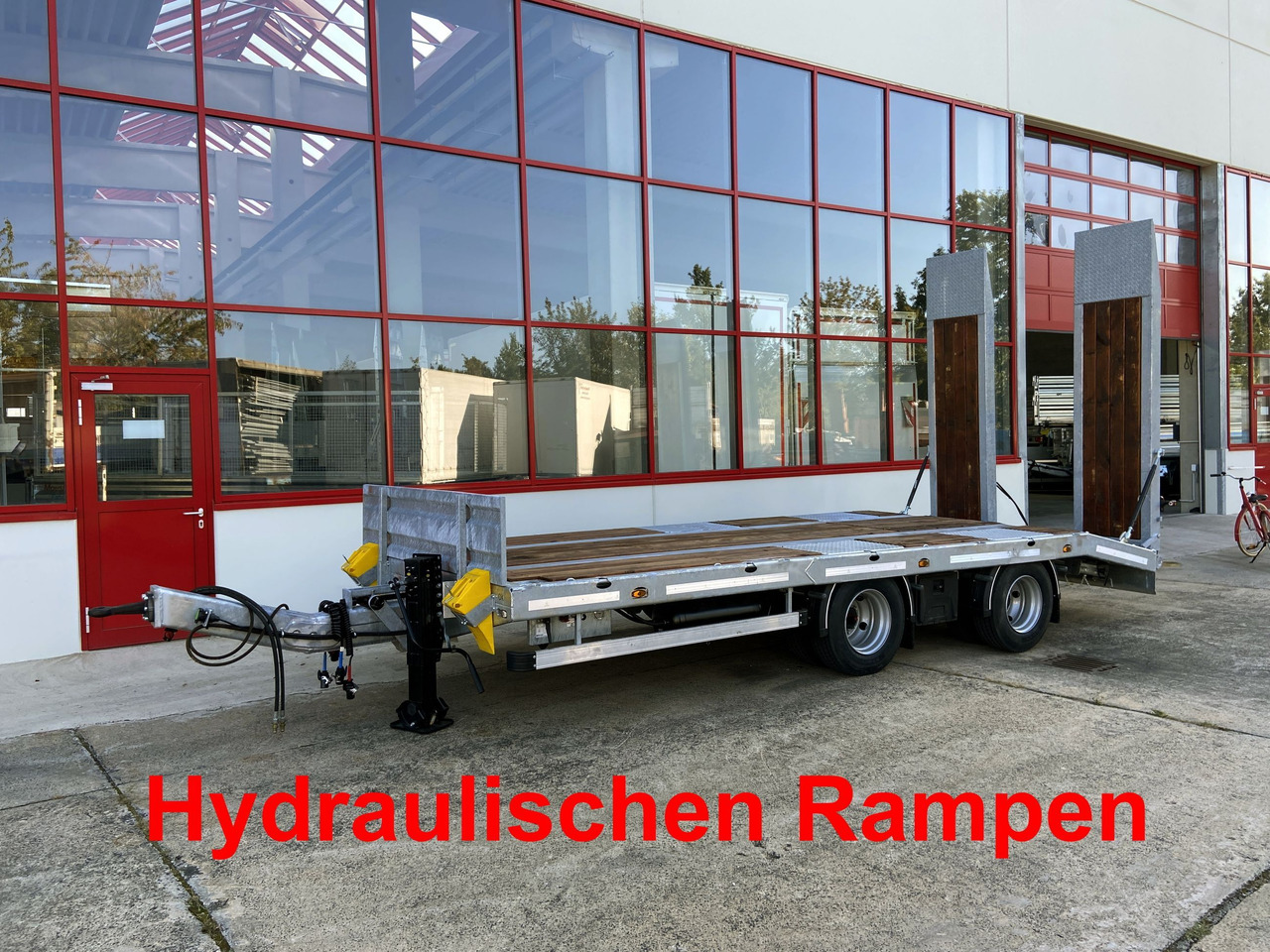 Möslein TT21-6,5 hydr 21 t Tandemtieflader, hydr. Rampen, NEU - Rơ moóc thùng thấp: hình 3 Möslein TT21-6,5 hydr 21 t Tandemtieflader, hydr. Rampen, NEU - Rơ moóc thùng thấp: hình 3