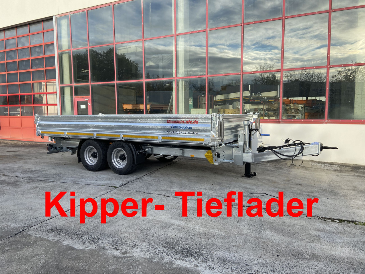 Möslein TTD 11 Breite Reifen 5,70 lang Kipper Tieflader, Breite Reifen, 5,70 m lang-- Neufahrzeug -- - Rơ moóc ben: hình 5 Möslein TTD 11 Breite Reifen 5,70 lang Kipper Tieflader, Breite Reifen, 5,70 m lang-- Neufahrzeug -- - Rơ moóc ben: hình 5