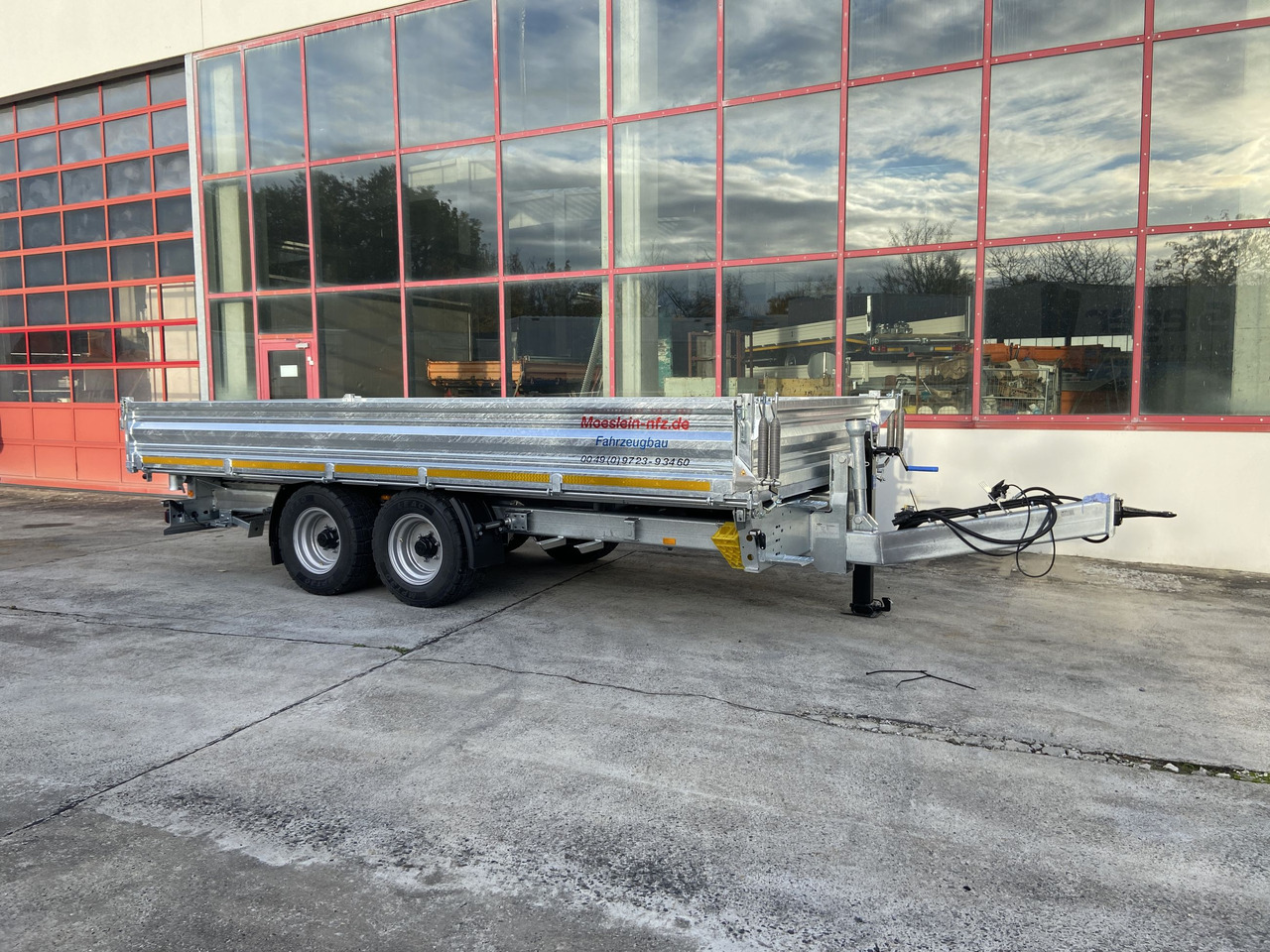 Möslein TTD 11 Breite Reifen Kipper Tieflader, Breite Reifen-- Neufahrzeug -- - Rơ moóc ben: hình 4 Möslein TTD 11 Breite Reifen Kipper Tieflader, Breite Reifen-- Neufahrzeug -- - Rơ moóc ben: hình 4