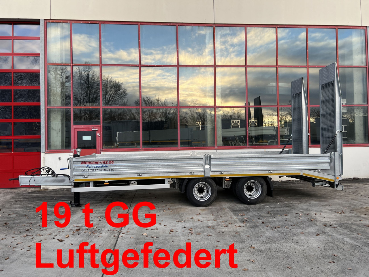 Möslein TTO 19 19 t Tandemtieflader,Neufahrzeug - Rơ moóc thùng thấp: hình 1 Möslein TTO 19 19 t Tandemtieflader,Neufahrzeug - Rơ moóc thùng thấp: hình 1