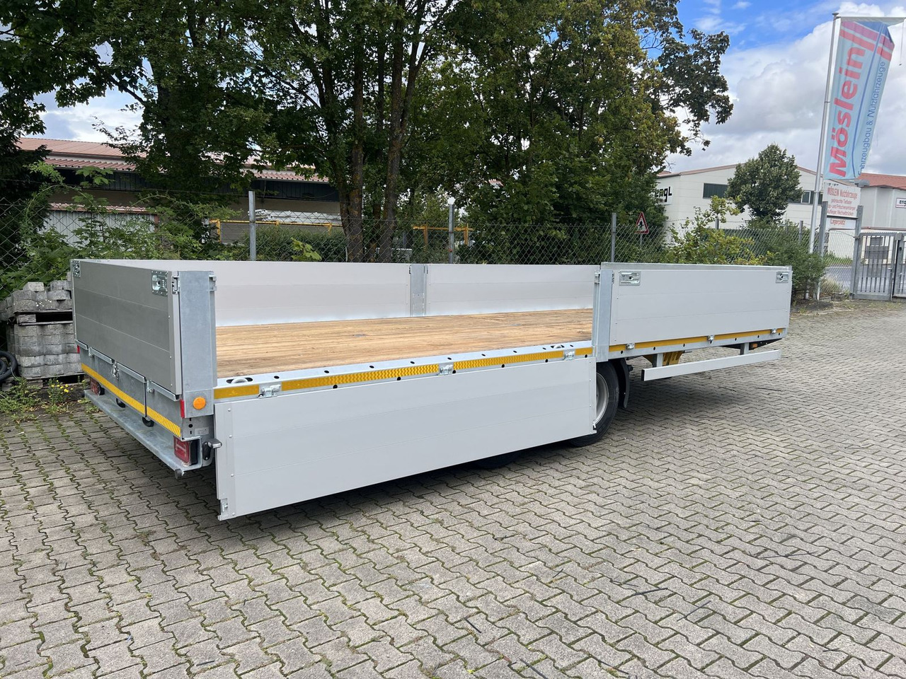 Möslein Tandem- Pritschenanhänger- Tieflader - Rơ moóc thùng lửng/ Phẳng: hình 3 Möslein Tandem- Pritschenanhänger- Tieflader - Rơ moóc thùng lửng/ Phẳng: hình 3