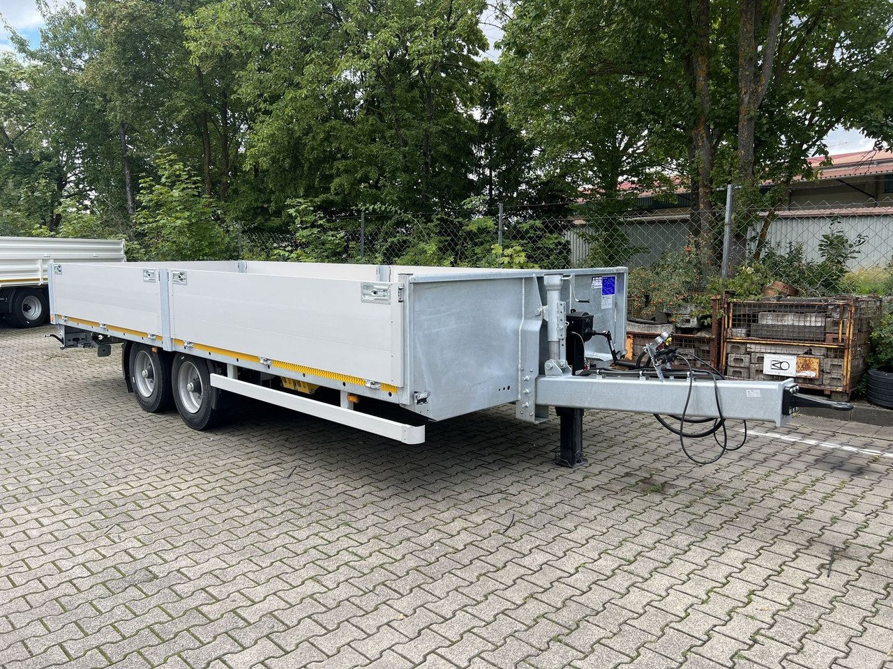 Möslein Tandem- Pritschenanhänger- Tieflader - Rơ moóc thùng thấp: hình 3 Möslein Tandem- Pritschenanhänger- Tieflader - Rơ moóc thùng thấp: hình 3