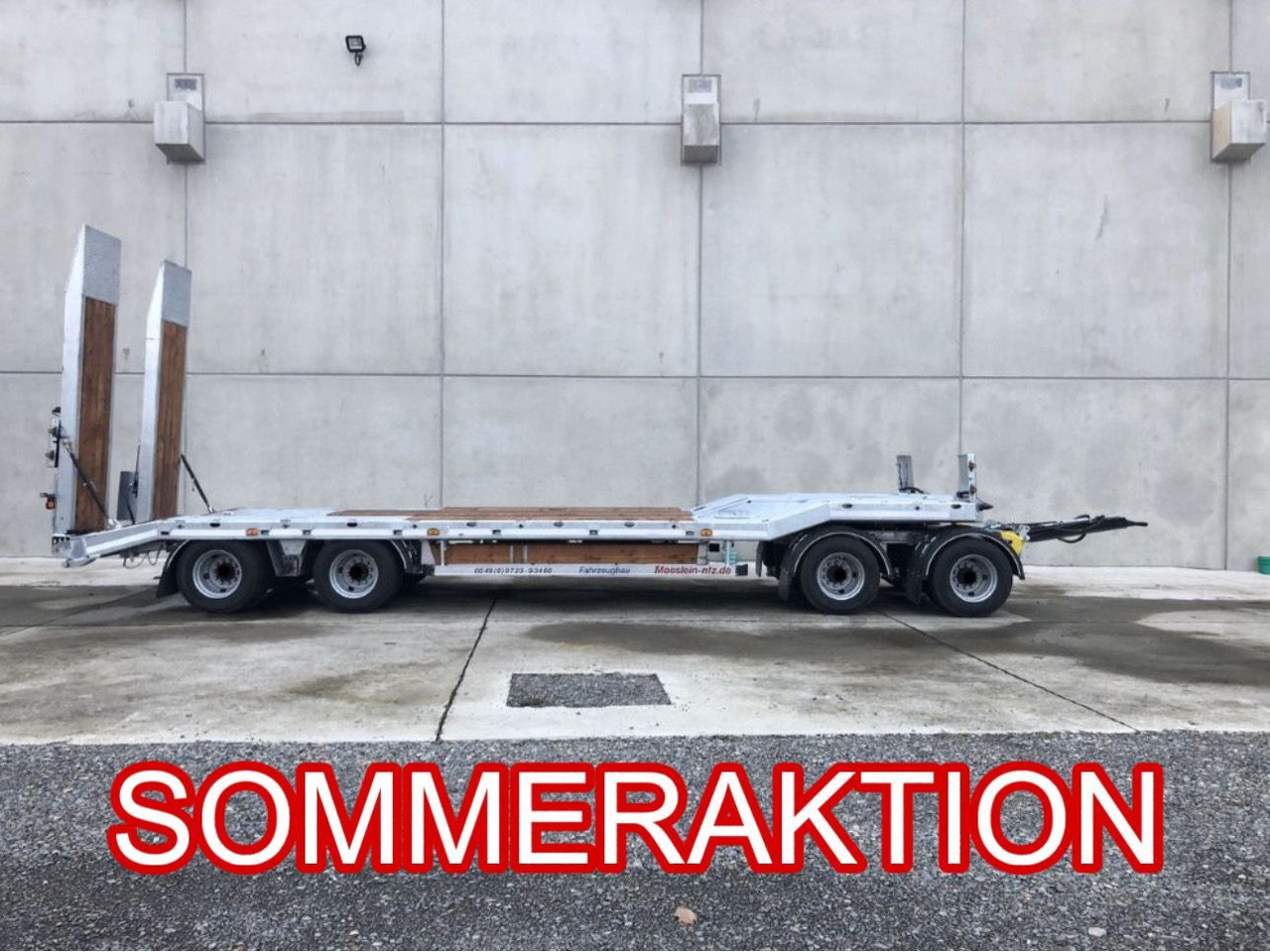 Möslein neuer 4 Achs Tieflader hydraulischen Rampen - Rơ moóc thùng thấp: hình 1 Möslein neuer 4 Achs Tieflader hydraulischen Rampen - Rơ moóc thùng thấp: hình 1