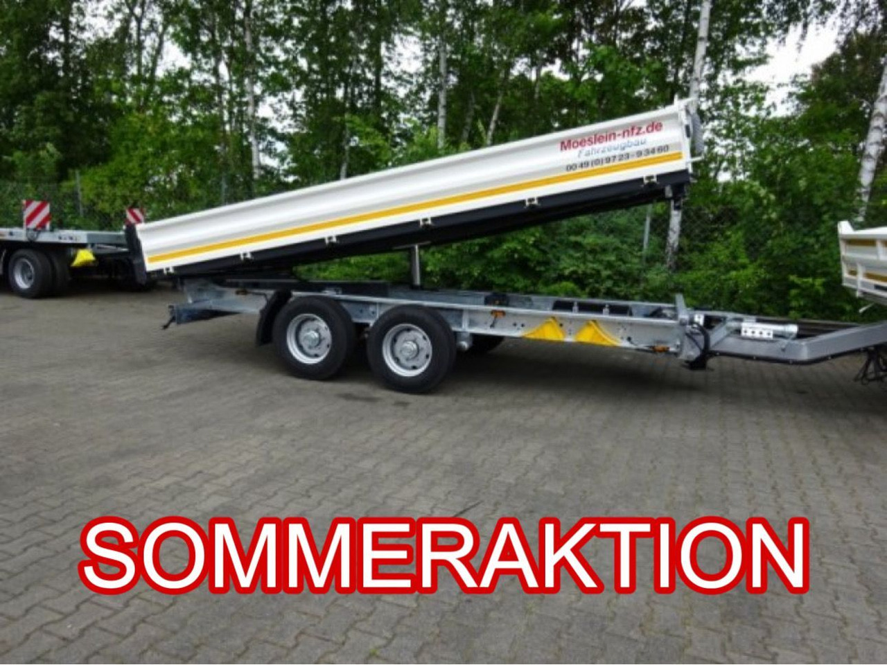 Möslein neuer Tandem 3- Seitenkipper Tieflader-- Neufah - Rơ moóc ben: hình 1 Möslein neuer Tandem 3- Seitenkipper Tieflader-- Neufah - Rơ moóc ben: hình 1