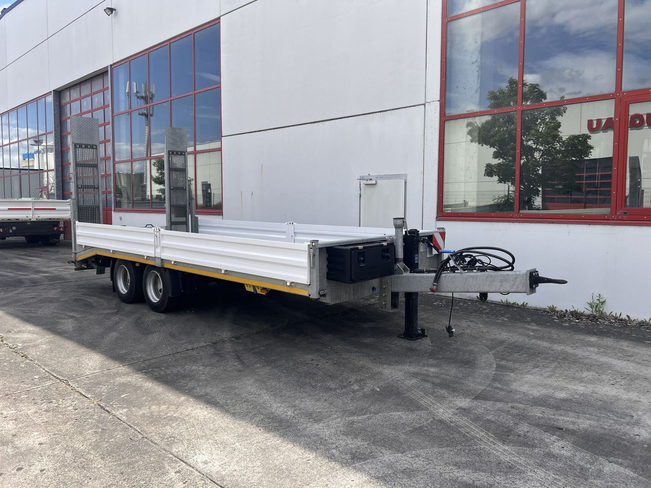 Müller-Mitteltal 14 t Tandemtieflader, wenig Benutzt - Rơ moóc thùng thấp: hình 2 Müller-Mitteltal 14 t Tandemtieflader, wenig Benutzt - Rơ moóc thùng thấp: hình 2
