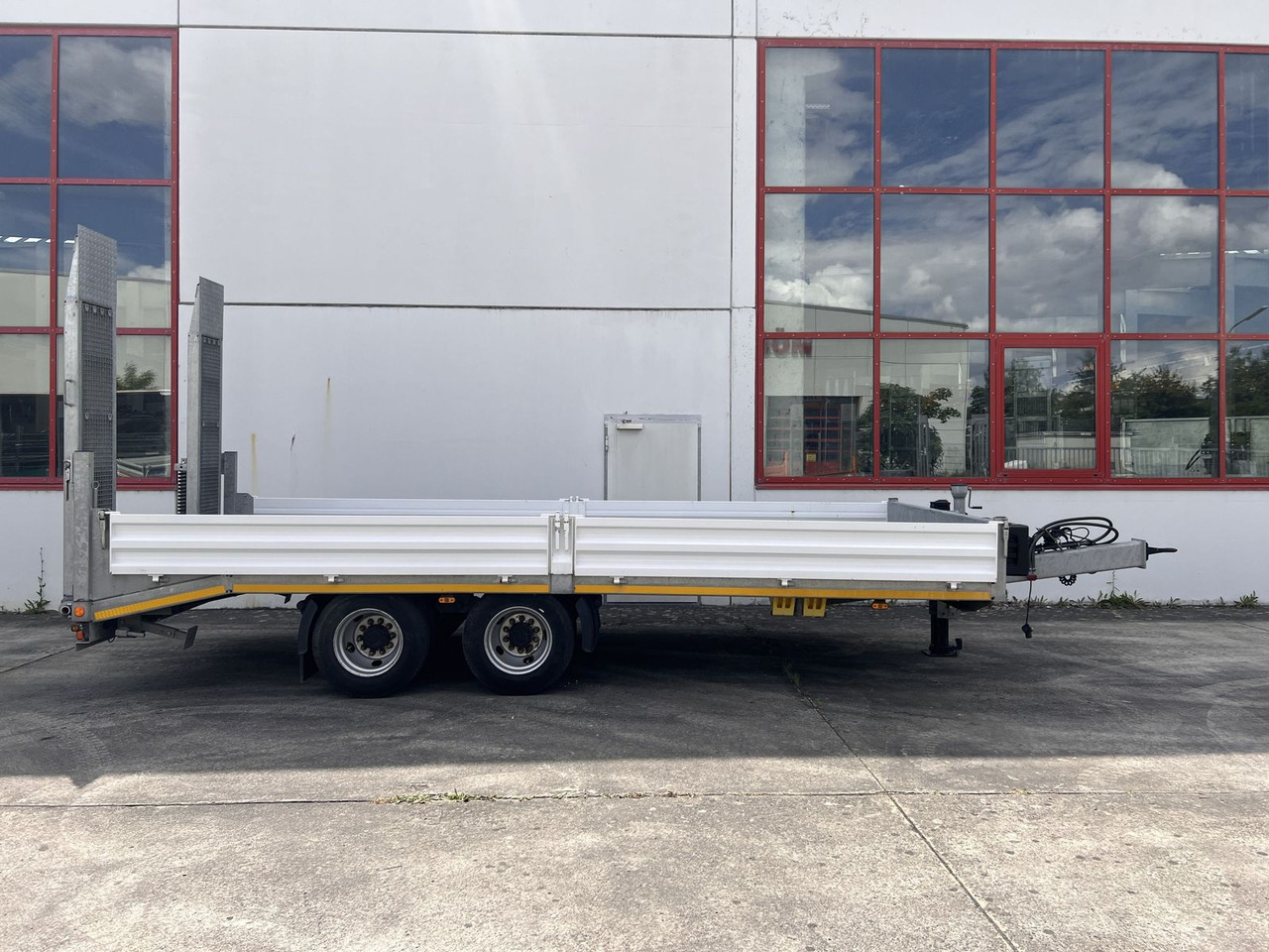 Müller-Mitteltal 14 t Tandemtieflader, wenig Benutzt - Rơ moóc thùng thấp: hình 1 Müller-Mitteltal 14 t Tandemtieflader, wenig Benutzt - Rơ moóc thùng thấp: hình 1