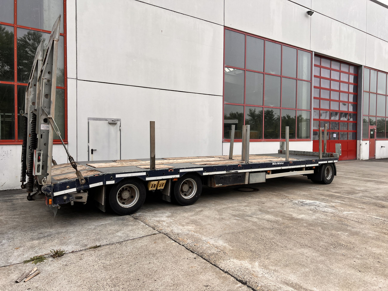 Müller Mitteltal D3  3 Achs Tieflader 9 m, Verzinkt, Wenig Benutzt - Rơ moóc thùng thấp: hình 5 Müller Mitteltal D3  3 Achs Tieflader 9 m, Verzinkt, Wenig Benutzt - Rơ moóc thùng thấp: hình 5