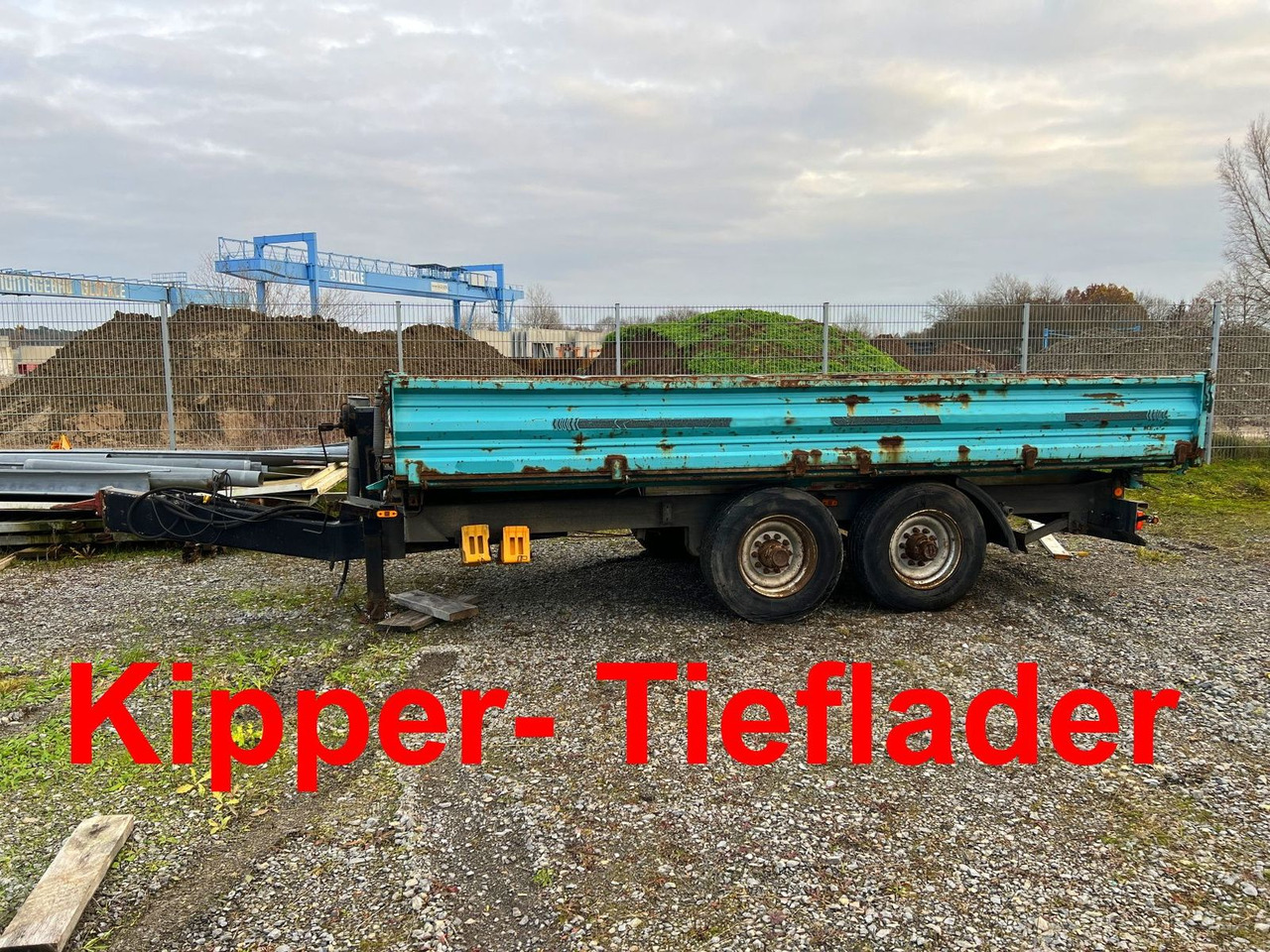 Obermaier 14 t Tandemkipper- Tieflader - Rơ moóc ben: hình 1 Obermaier 14 t Tandemkipper- Tieflader - Rơ moóc ben: hình 1