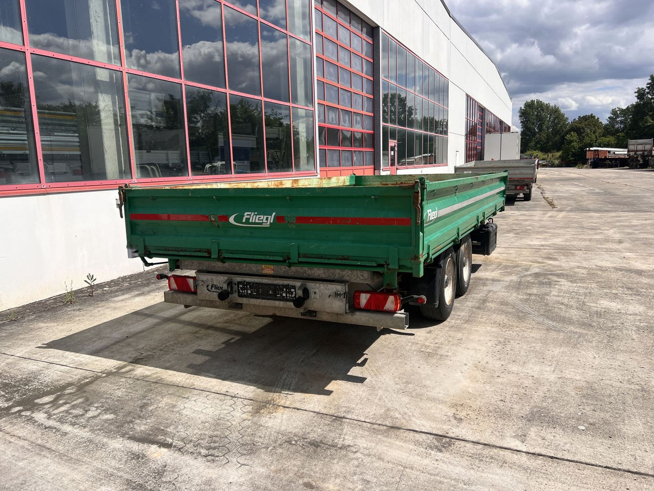 Tandemkipper- Tieflader, wenig Benutzt - Rơ moóc ben: hình 4 Tandemkipper- Tieflader, wenig Benutzt - Rơ moóc ben: hình 4