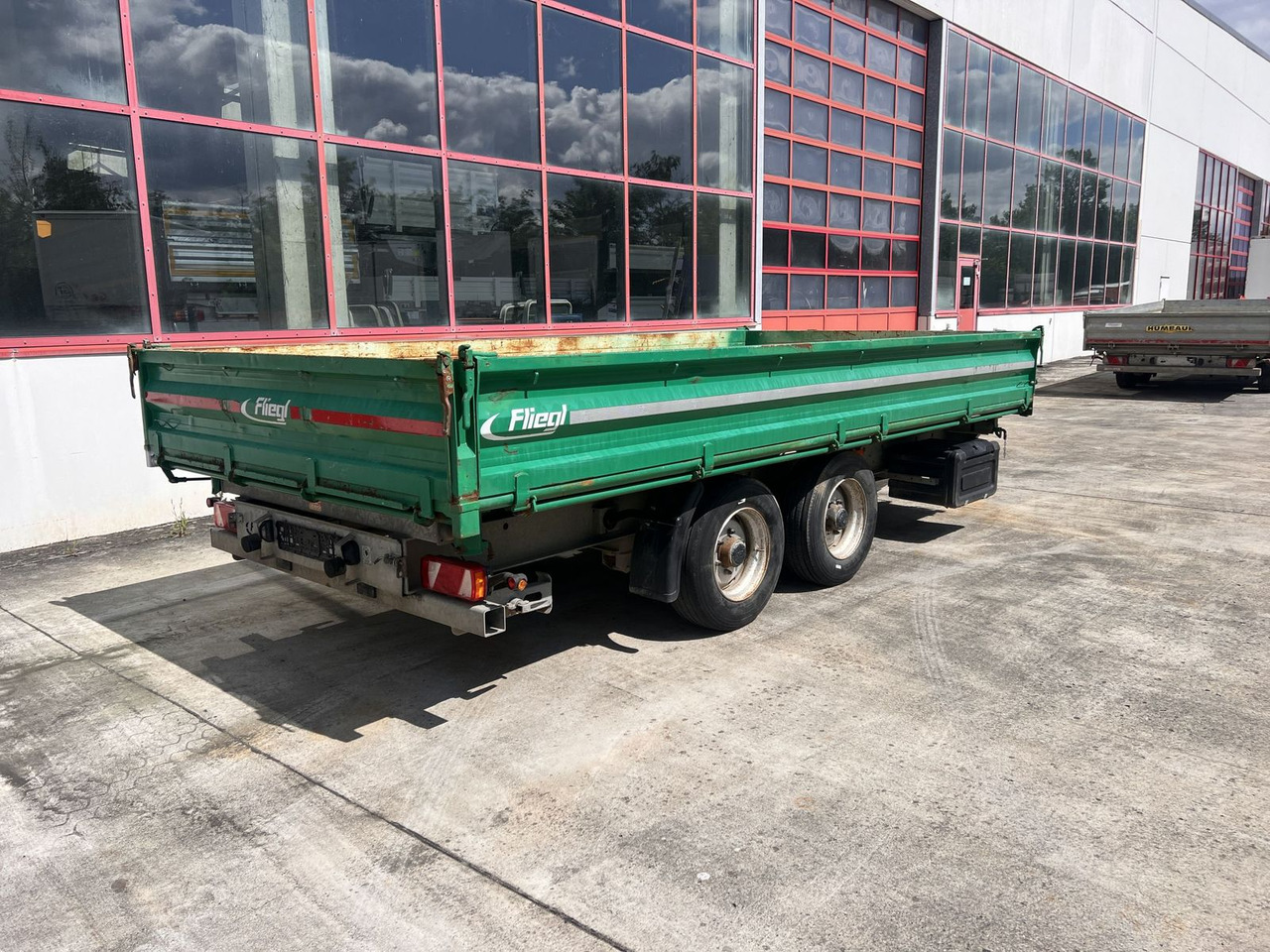 Tandemkipper- Tieflader, wenig Benutzt - Rơ moóc ben: hình 5 Tandemkipper- Tieflader, wenig Benutzt - Rơ moóc ben: hình 5