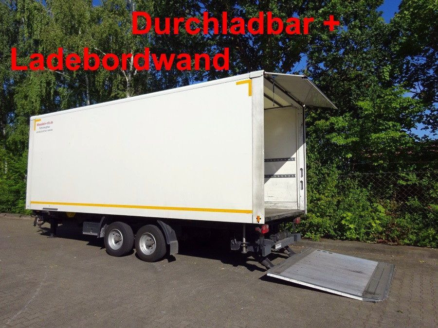 Tandemkoffer, Ladebordwand + Durchladbar - Rơ moóc hộp kín: hình 1 Tandemkoffer, Ladebordwand + Durchladbar - Rơ moóc hộp kín: hình 1