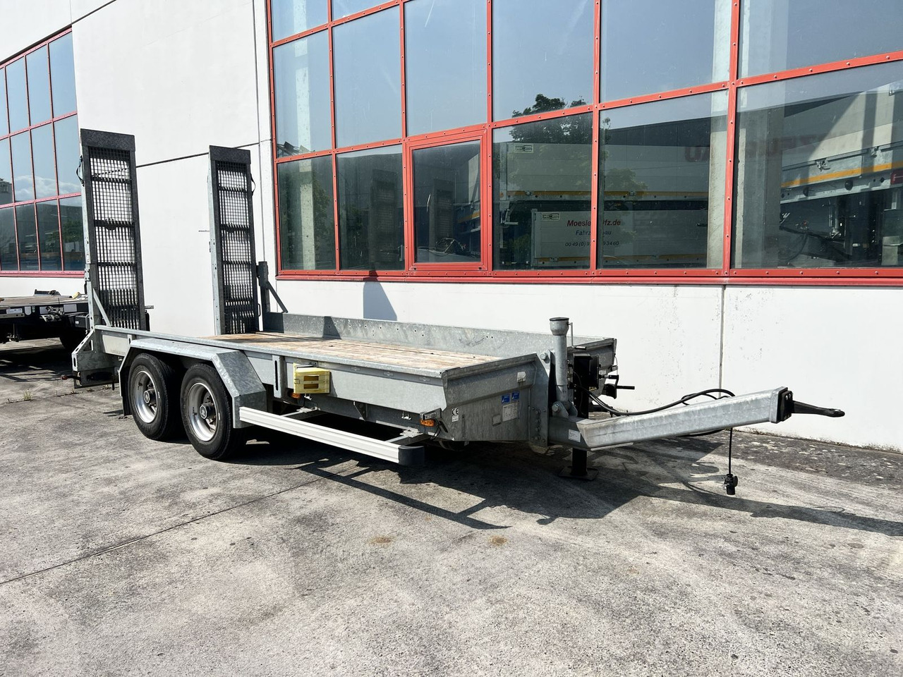 Tandemtieflader, Wenig Benutzt - Rơ moóc thùng thấp: hình 2 Tandemtieflader, Wenig Benutzt - Rơ moóc thùng thấp: hình 2