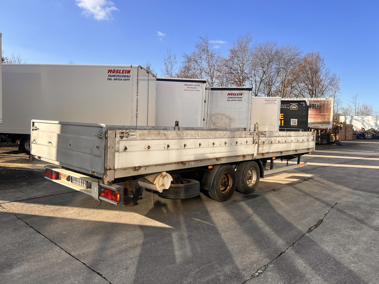 Tang, Karl ZP105 Tandem Pritschenanhänger - Rơ moóc thùng lửng/ Phẳng: hình 2 Tang, Karl ZP105 Tandem Pritschenanhänger - Rơ moóc thùng lửng/ Phẳng: hình 2