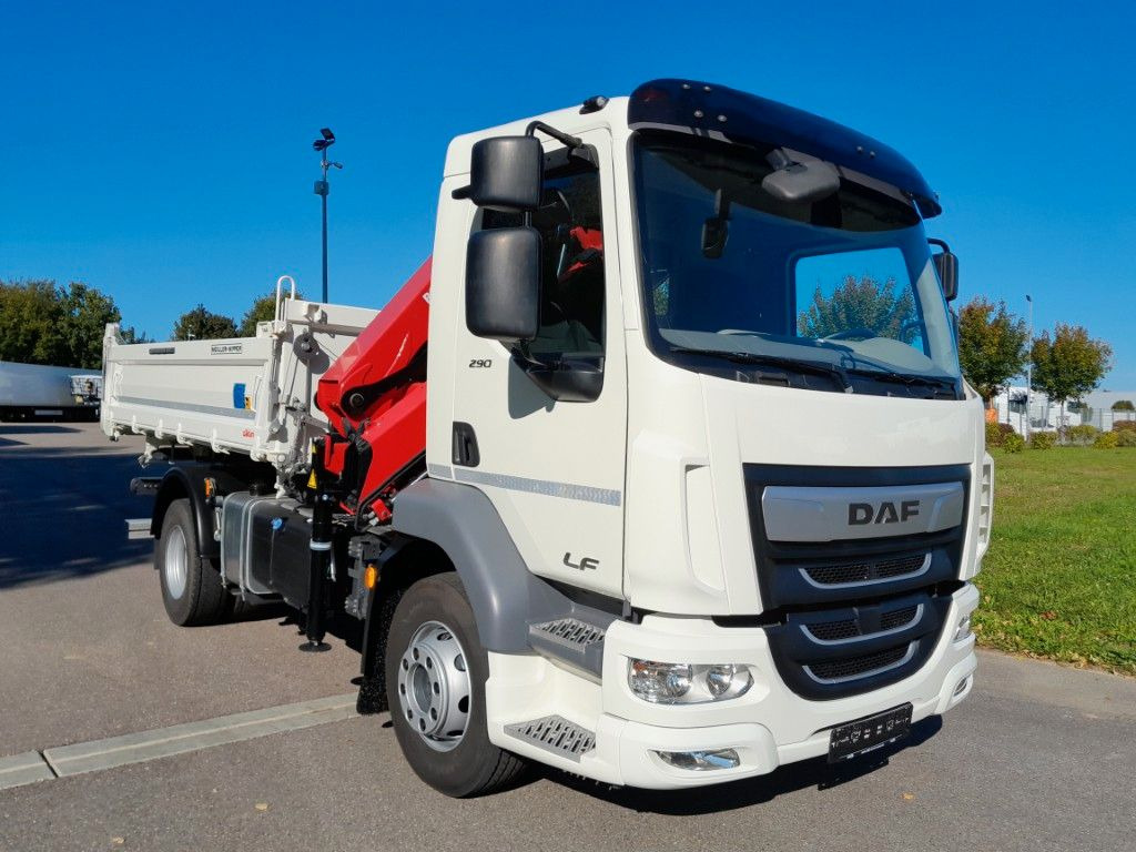 DAF LF 290 16t Meiller Krankipper Tageszulassung DAF LF 290 16t Meiller Krankipper Tageszulassung - Xe ben, Xe cẩu tự hành: hình 1 DAF LF 290 16t Meiller Krankipper Tageszulassung DAF LF 290 16t Meiller Krankipper Tageszulassung - Xe ben, Xe cẩu tự hành: hình 1