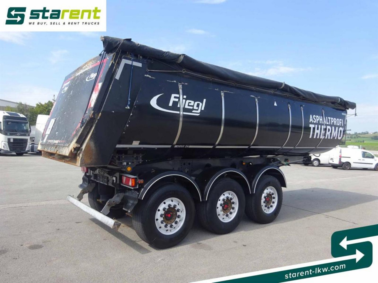 Fliegl 3-Achs Thermomulde 25m³ Liftachse SAF ALCOA - Sơ mi rơ moóc ben: hình 5 Fliegl 3-Achs Thermomulde 25m³ Liftachse SAF ALCOA - Sơ mi rơ moóc ben: hình 5