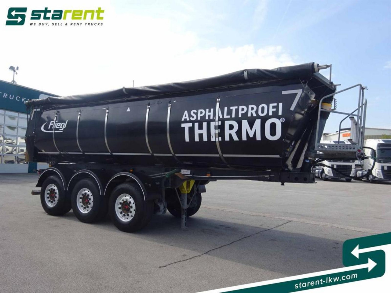 Fliegl 3-Achs Thermomulde 25m³ Liftachse SAF ALCOA - Sơ mi rơ moóc ben: hình 3 Fliegl 3-Achs Thermomulde 25m³ Liftachse SAF ALCOA - Sơ mi rơ moóc ben: hình 3