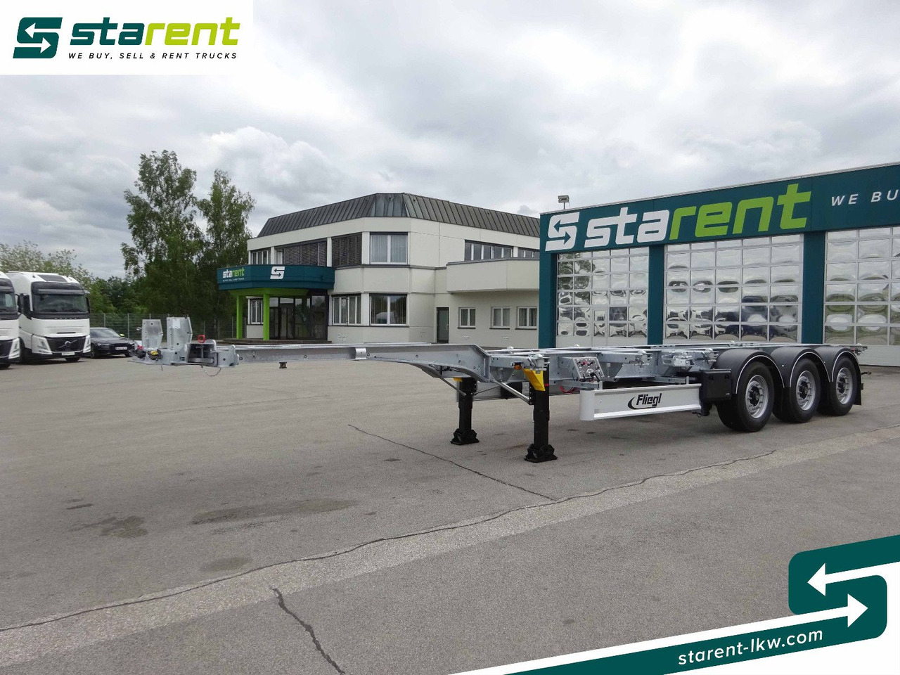 Fliegl Containerchassis ADR, 1x20/2x20/1x30/1x40/1x45 - Xe chở container/ Sơ mi rơ moóc hoán đổi thân: hình 1 Fliegl Containerchassis ADR, 1x20/2x20/1x30/1x40/1x45 - Xe chở container/ Sơ mi rơ moóc hoán đổi thân: hình 1
