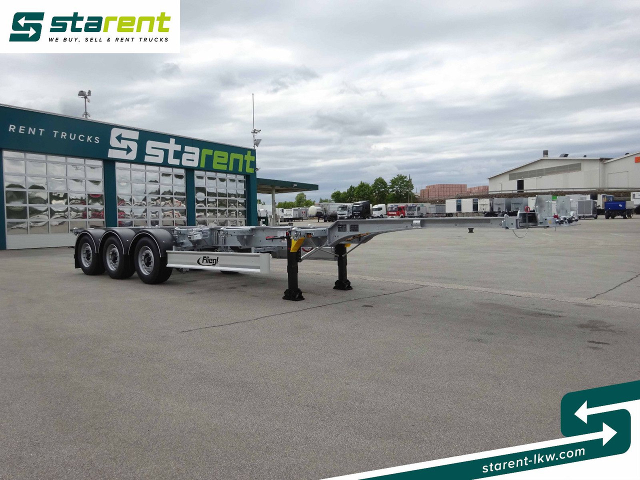 Fliegl Containerchassis ADR, 1x20/2x20/1x30/1x40/1x45 - Xe chở container/ Sơ mi rơ moóc hoán đổi thân: hình 3 Fliegl Containerchassis ADR, 1x20/2x20/1x30/1x40/1x45 - Xe chở container/ Sơ mi rơ moóc hoán đổi thân: hình 3