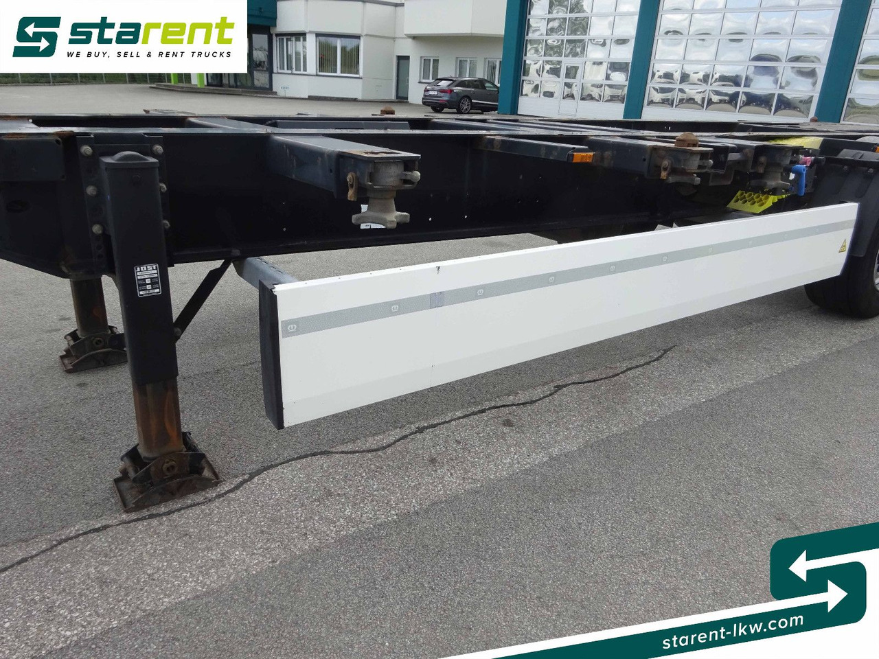Xe chở container/ Sơ mi rơ moóc hoán đổi thân Krone Containerchassis 1x20/2x20/1x40/1x45, Liftachse: hình 12
