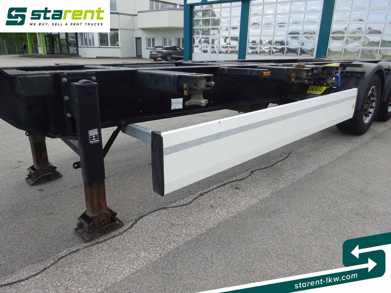 Xe chở container/ Sơ mi rơ moóc hoán đổi thân Krone Containerchassis 1x20/2x20/1x40/1x45, Liftachse: hình 9