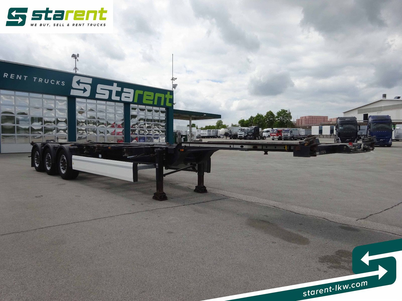 Krone Containerchassis 1x20/2x20/1x40/1x45, Liftachse - Xe chở container/ Sơ mi rơ moóc hoán đổi thân: hình 3 Krone Containerchassis 1x20/2x20/1x40/1x45, Liftachse - Xe chở container/ Sơ mi rơ moóc hoán đổi thân: hình 3